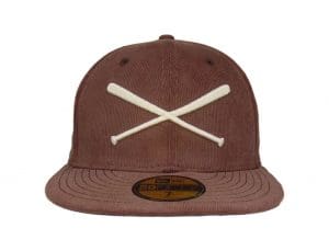 Crossed Bats Logo X-Mas Cord 59Fifty Fitted Hat by JustFitteds x New Era