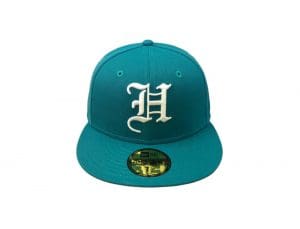 Fitted Hawaii Holiday Special 2022 59Fifty Fitted Hat Collection by Fitted Hawaii x New Era Aqua