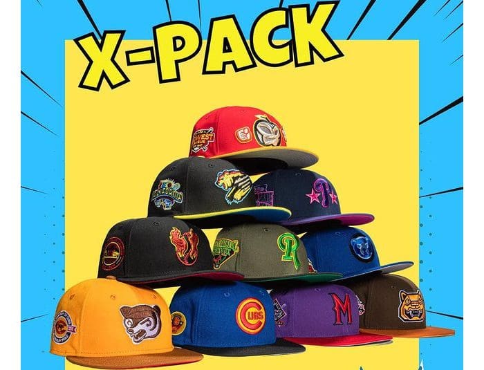 Hat Club Universe X-Pack 59Fifty Fitted Hat Collection by MLB x MiLB x New Era
