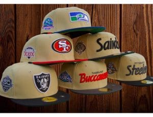 NFL Vegas Gold 59Fifty Fitted Hat Collection by NFL x New Era