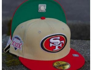 NFL Vegas Gold 59Fifty Fitted Hat Collection by NFL x New Era 49ers