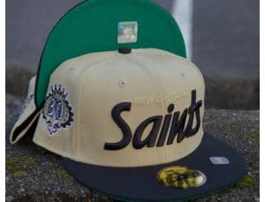 NFL Vegas Gold 59Fifty Fitted Hat Collection by NFL x New Era Saints