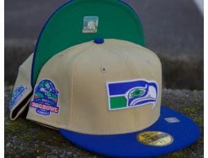 NFL Vegas Gold 59Fifty Fitted Hat Collection by NFL x New Era Seahawks