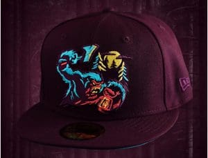 Sasquatch Maroon 59Fifty Fitted Hat by Noble North x New Era