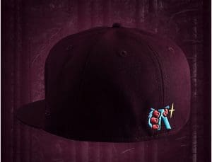 Sasquatch Maroon 59Fifty Fitted Hat by Noble North x New Era Back