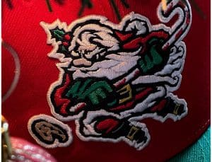 St. Nick's Red Green 59Fifty Fitted Hat by Noble North x New Era Front