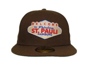 Welcome To St. Pauli 59Fifty Fitted Hat by JustFitteds x New Era Front