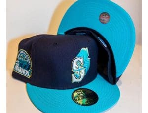 Crown Legends 3D Logos 59Fifty Fitted Hat Collection by MLB x New Era Mariners