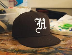 H Pride Burnt Wood White 59Fifty Fitted Hat by Fitted Hawaii x New Era