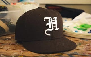 H Pride Burnt Wood White 59Fifty Fitted Hat by Fitted Hawaii x New Era