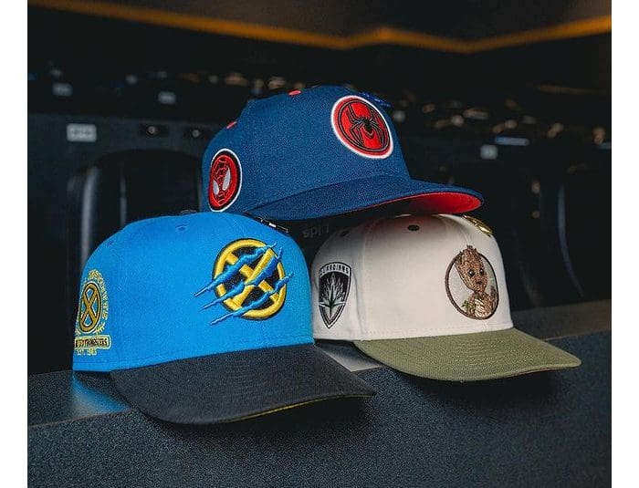 Marvel x Lids Hat Drop 59Fifty Fitted Hat Collection by Marvel x Lids x New Era