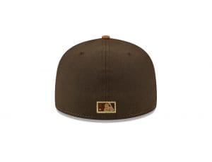 MLB Tri-Tone Brown 59Fifty Fitted Hat Collection by MLB x New Era Back