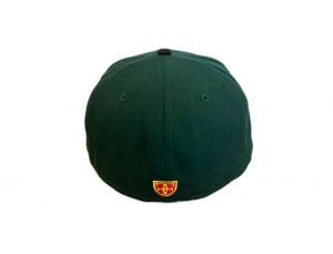 Mua Dark Green Black 59Fifty Fitted Hat by Fitted Hawaii x New Era Back