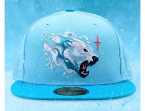 Polar Bear Arctic Blue 2-Tone 59Fifty Fitted Hat by Noble North x New Era