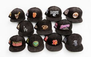 Shoe Palace Black Corduroy 59Fifty Fitted Hat Collection by MLB x New Era