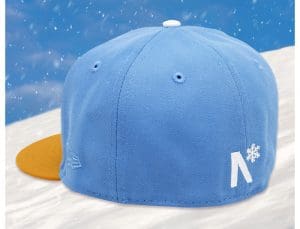 Sled Dogs Sky Blue Tan 59Fifty Fitted Hat by Noble North x New Era Back
