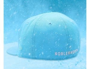 Snowflake Arctic Blue 59Fifty Fitted Hat by Noble North x New Era Back