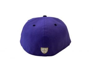 WESN Varsity Purple Black 59Fifty Fitted Hat by Fitted Hawaii x New Era Back