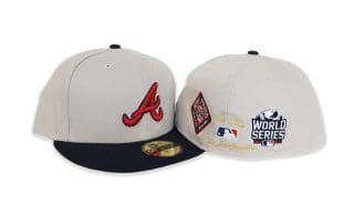 Atlanta Braves 3x World Series Champions 59Fifty Fitted Hat by MLB x New Era