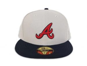 Atlanta Braves 3x World Series Champions 59Fifty Fitted Hat by MLB x New Era Front