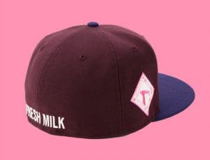 Cereal Killer Two Maroon Deep Purple 59Fifty Fitted Hat by Milk x New Era Back