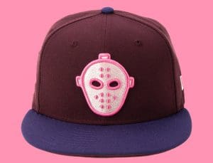 Cereal Killer Two Maroon Deep Purple 59Fifty Fitted Hat by Milk x New Era Front