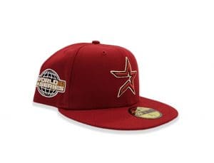 Houston Astros 2005 World Series Brick Red 59Fifty Fitted Hat by MLB x New Era Patch