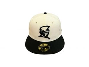 Kamehameha Chrome Black 59Fifty Fitted Hat by Fitted Hawaii x New Era Front