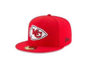 Kansas City Chiefs Super Bowl LVII Champions Side Patch 59Fifty Fitted Hat by NFL x New Era Left