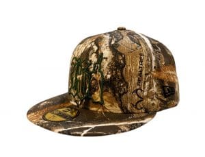 Real Tree Edge Camo 59Fifty Fitted Hat by 808allday x New Era Front