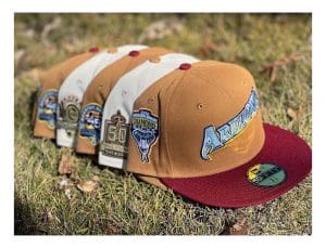 Sports World 165 Tan Two-Tone Pack 59Fifty Fitted Hat Collection by MLB x New Era Patch