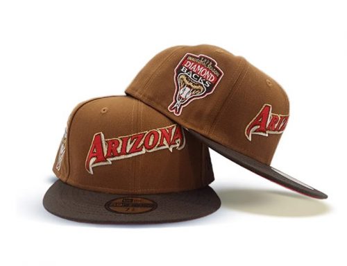 Arizona Diamondbacks 1998 Inaugural Season Toast Script 59Fifty Fitted Hat by MLB x New Era