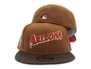 Arizona Diamondbacks 1998 Inaugural Season Toast Script 59Fifty Fitted Hat by MLB x New Era Back