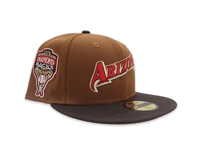 Arizona Diamondbacks 1998 Inaugural Season Toast Script 59Fifty Fitted Hat by MLB x New Era