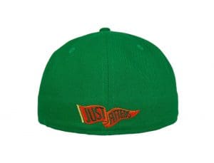 Crossed Bats Logo St. Patrick's Day 2023 59Fifty Fitted Hat by JustFitteds x New Era Back