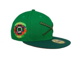 Crossed Bats Logo St. Patrick's Day 2023 59Fifty Fitted Hat by JustFitteds x New Era Right