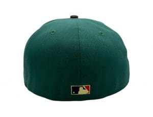 Seattle Mariners 30th Anniversary Emerald Green Walnut 59Fifty Fitted Hat by MLB x New Era Back