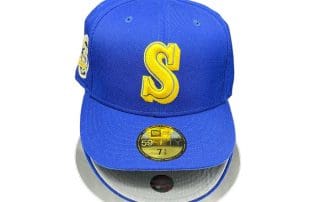 Seattle Mariners 35th Anniversary Blue Yellow 59Fifty Fitted Hat by MLB x New Era