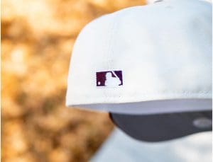 Atlanta Braves 2000 All-Star Game Off-White Burgundy 59Fifty Fitted Hat by MLB x New Era Back