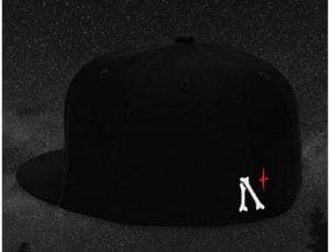 Bat Black Red 59Fifty Fitted Hat by Noble North x New Era Back