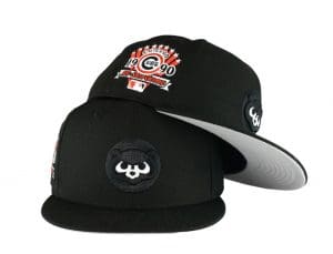 Chicago Cubs 1990 All-Star Game Black Red 59Fifty Fitted Hat by MLB x New Era