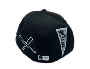 Chicago White Sox Black Patches All Over 59Fifty Fitted Hat by MLB x New Era Back