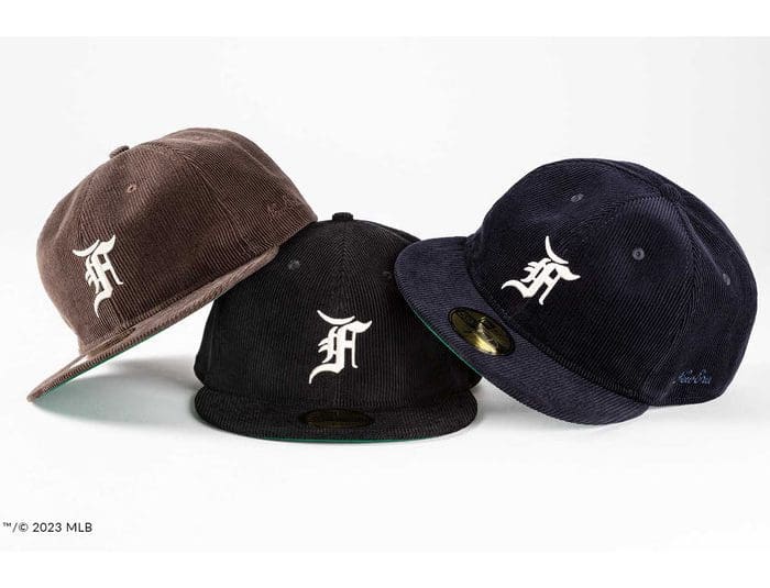 Essentials by Fear Of God Corduroy 59Fifty Fitted Hat by Fear Of God x MLB x New Era