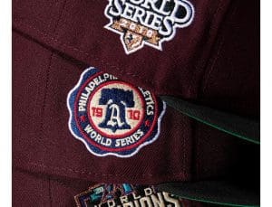 Hat Club Maroon Two-Tones 2023 59Fifty Fitted Hat Collection by MLB x New Era Patch