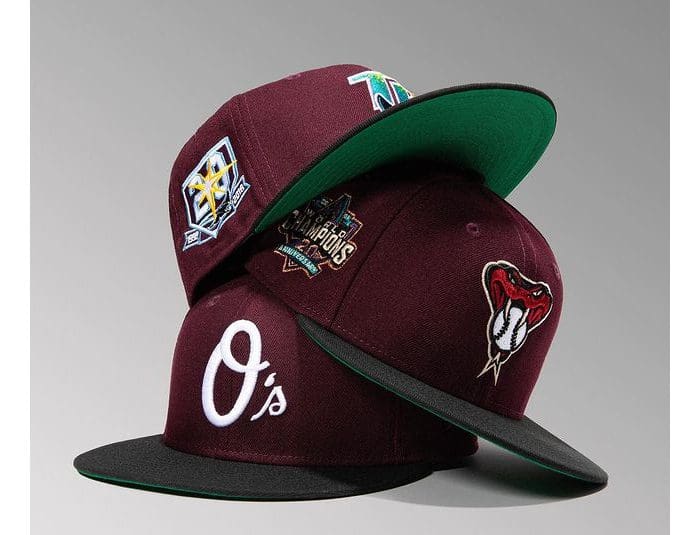 Hat Club Maroon Two-Tones 2023 59Fifty Fitted Hat Collection by MLB x New Era