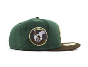 Houston Astros Apollo 11 Mountain Green Walnut 59Fifty Fitted Hat by MLB x New Era Patch