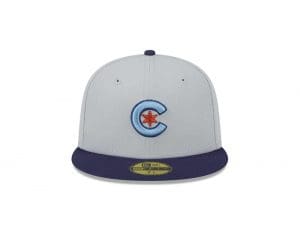 MLB Metallic City 59Fifty Fitted Hat Collection by MLB x New Era Front