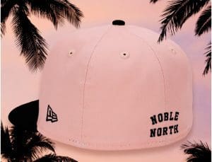 North Star Blush Black 59Fifty Fitted Hat by Noble North x New Era Back