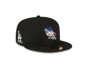 Born x Raised x Mister Cartoon 59Fifty Fitted Hat by Born x Raised x Mister Cartoon x MLB x New Era Right
