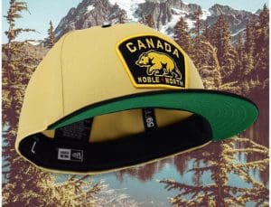 Canada Badge Vegas Gold Black 59Fifty Fitted Hat by Noble North x New Era